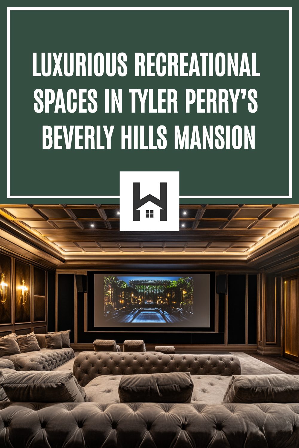 luxurious recreational spaces in tyler perry s beverly hills mansion
