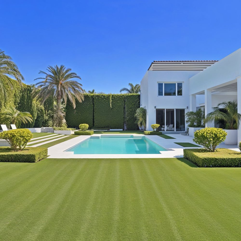 09 manicured backyard with tropical elegance