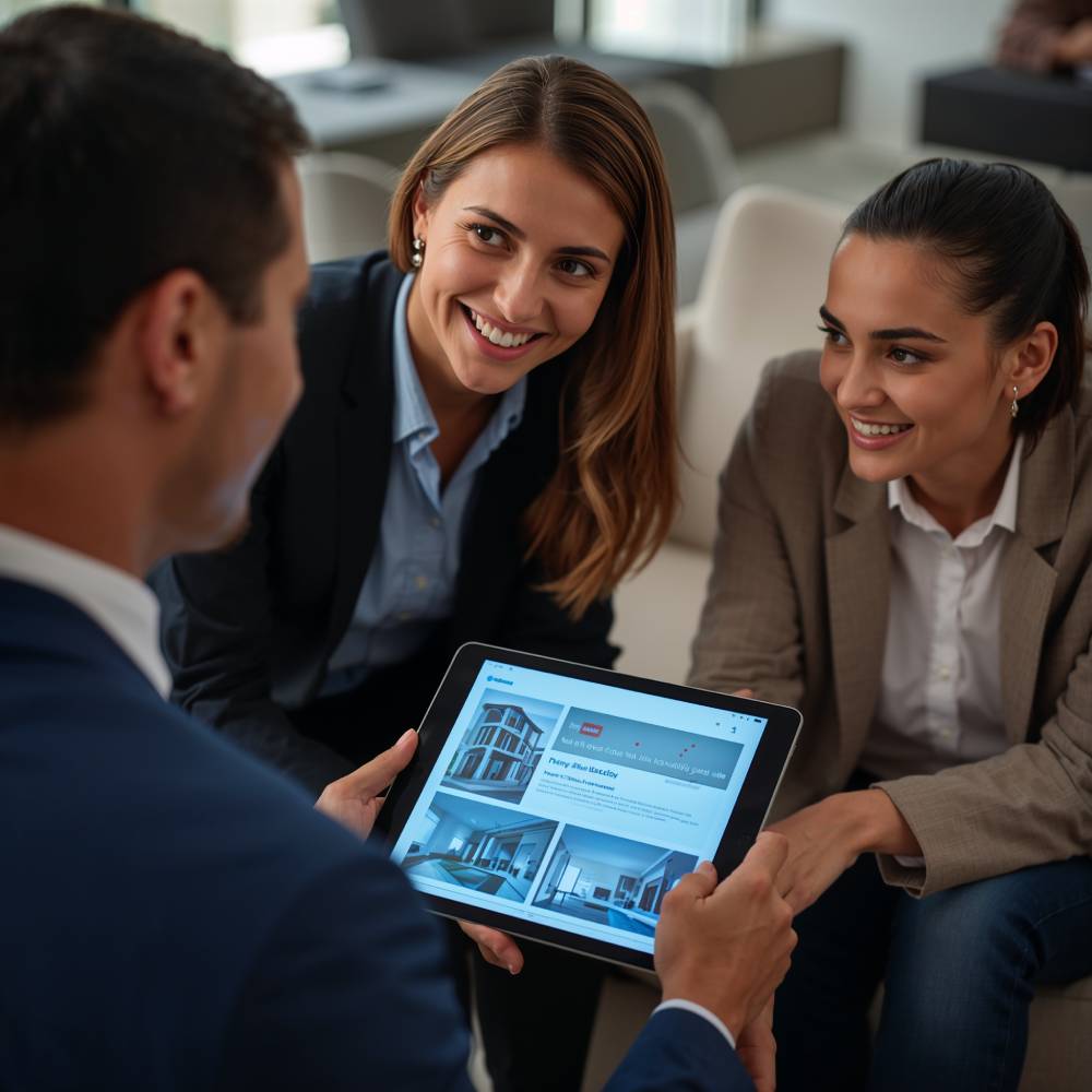 Meeting With A Real Estate Agent