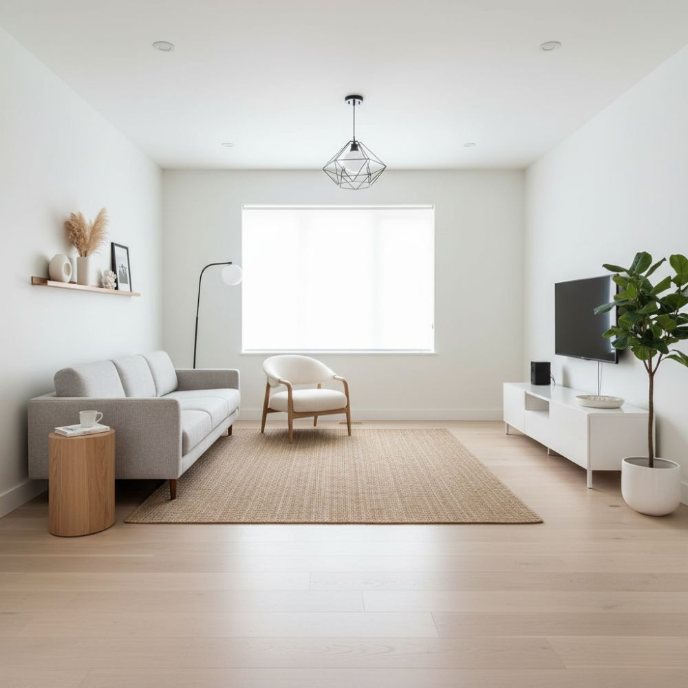 Minimalist 12x16 Living Room Layout With Open Space Design