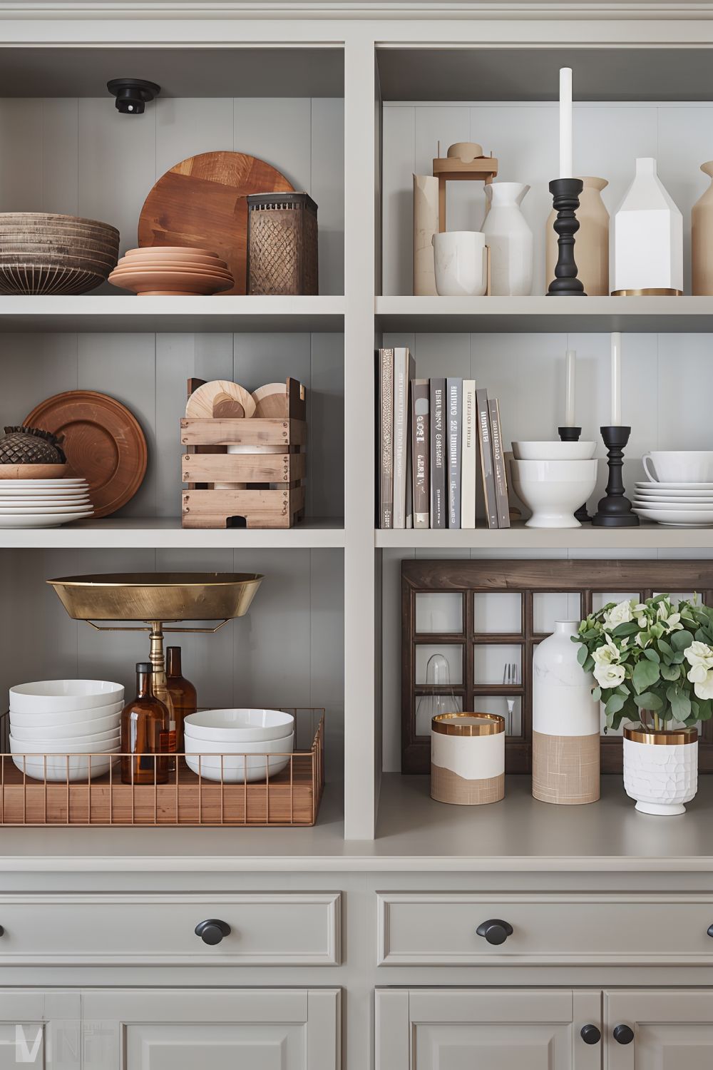 Modern Farmhouse Hutch Mixing Old And New Decor