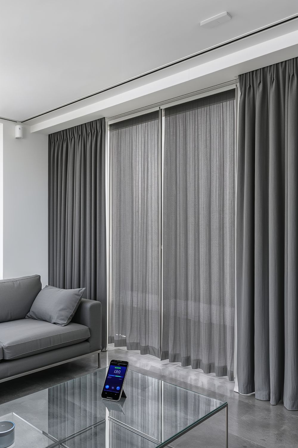 Motorized Smart Drapery Systems For High Tech Living Rooms