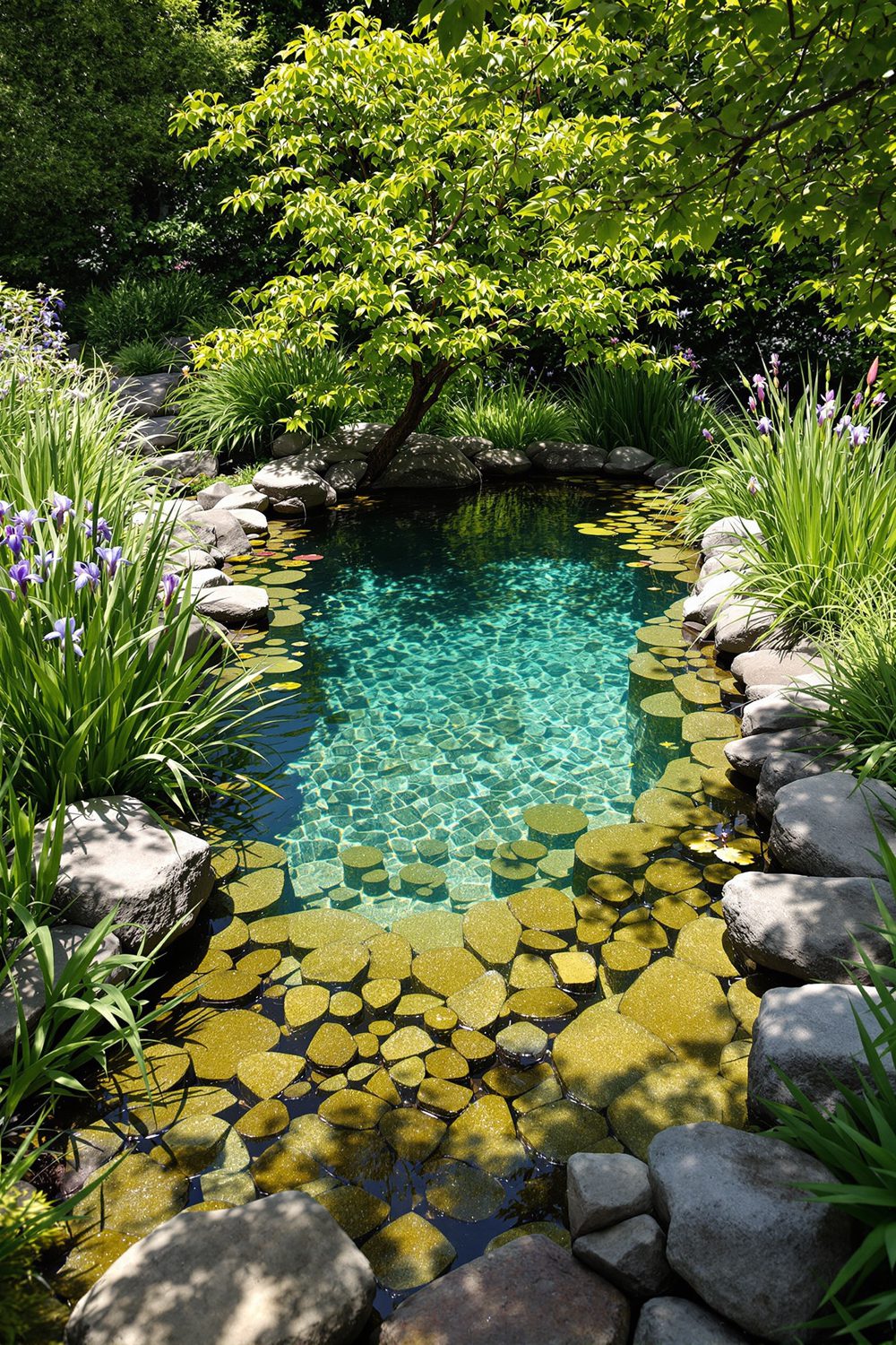 Natural Swimming Pond Small Backyard Eco Friendly Pool Design