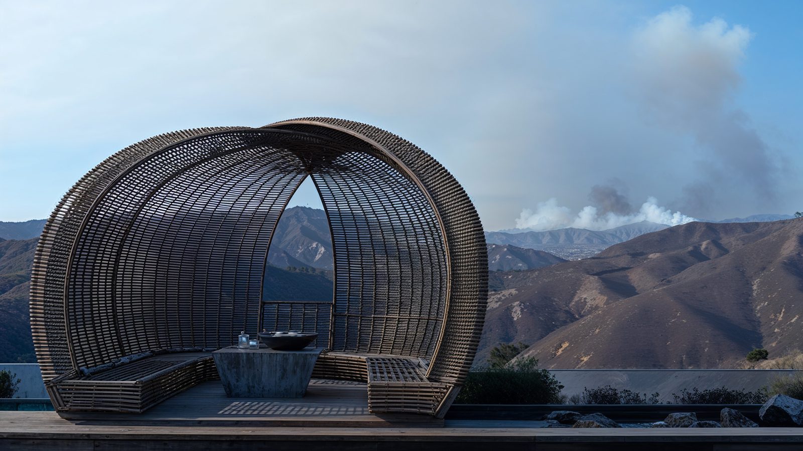 03 outdoor dome seating area with panoramic views of los angeles