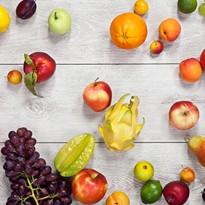 A table full of vegetables. Studies show that overeating in children can lead to thyroid irregularity and excess weight gain.