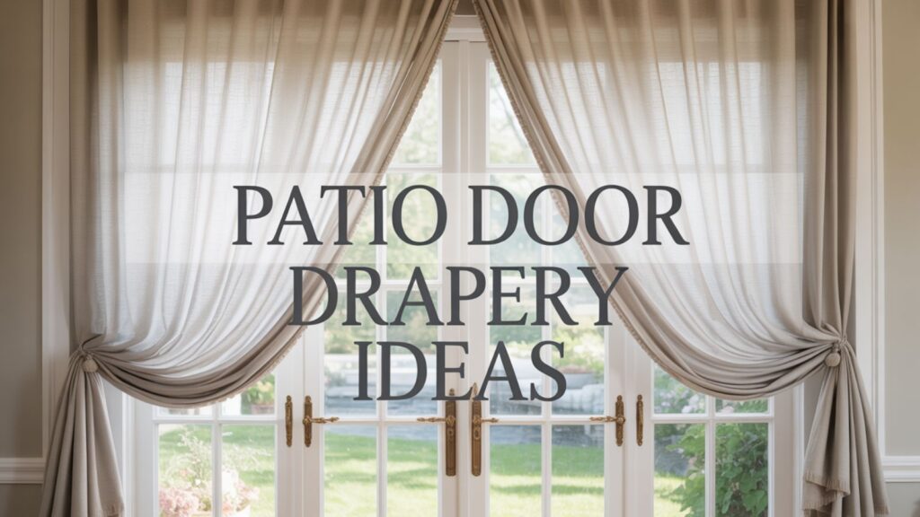 Patio Door Drapery Ideas
