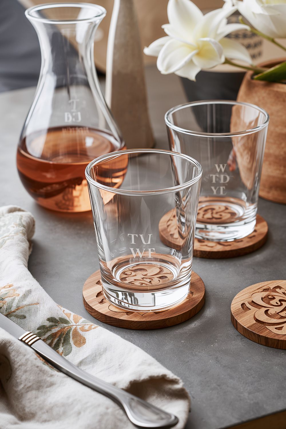 Personalized Laser Engraved Glassware