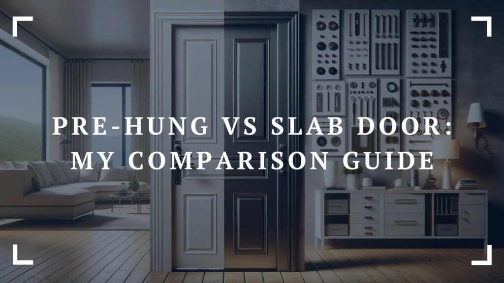 pre hung vs slab door