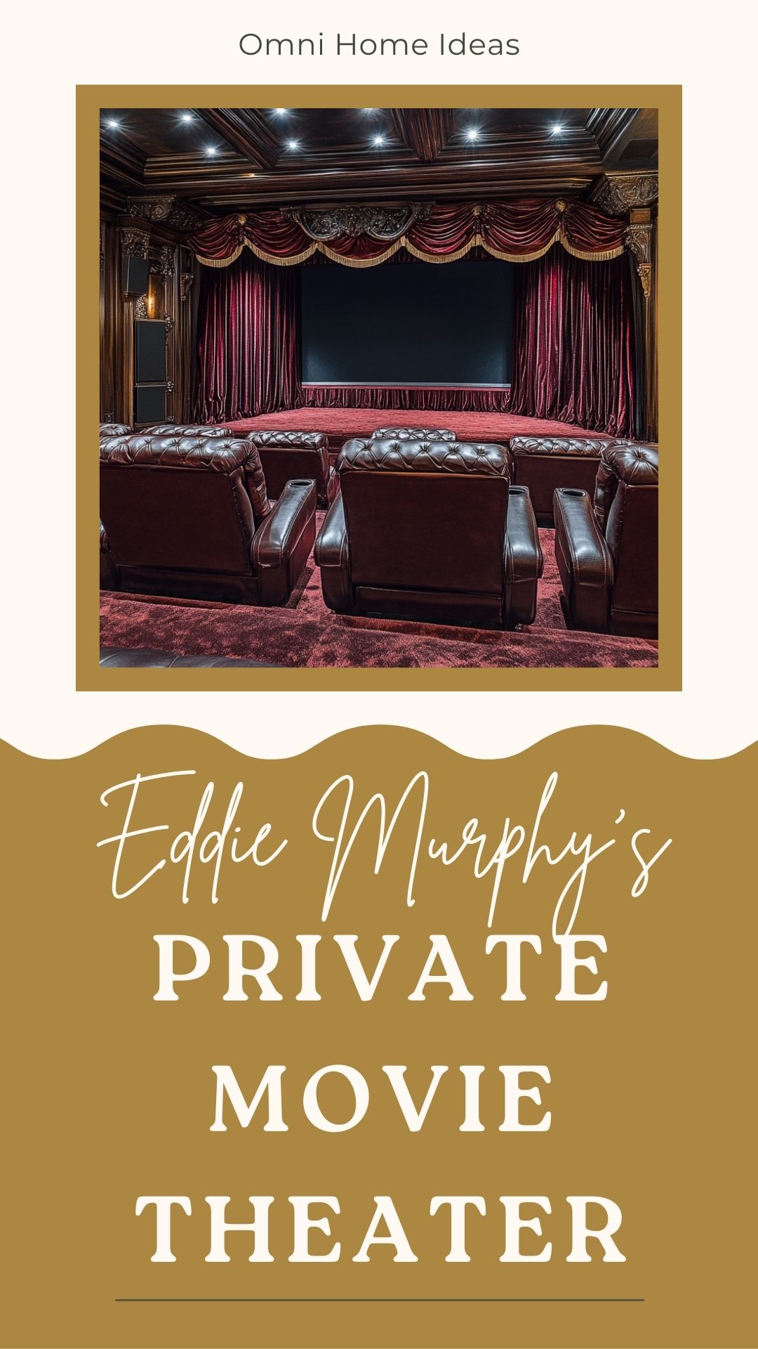 private movie theater in eddie murphy’s beverly hills mansion
