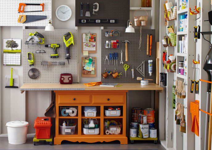 repurpose old furniture for storage