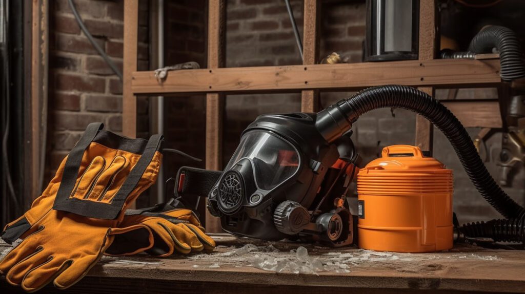 safety measures for glass cleanup