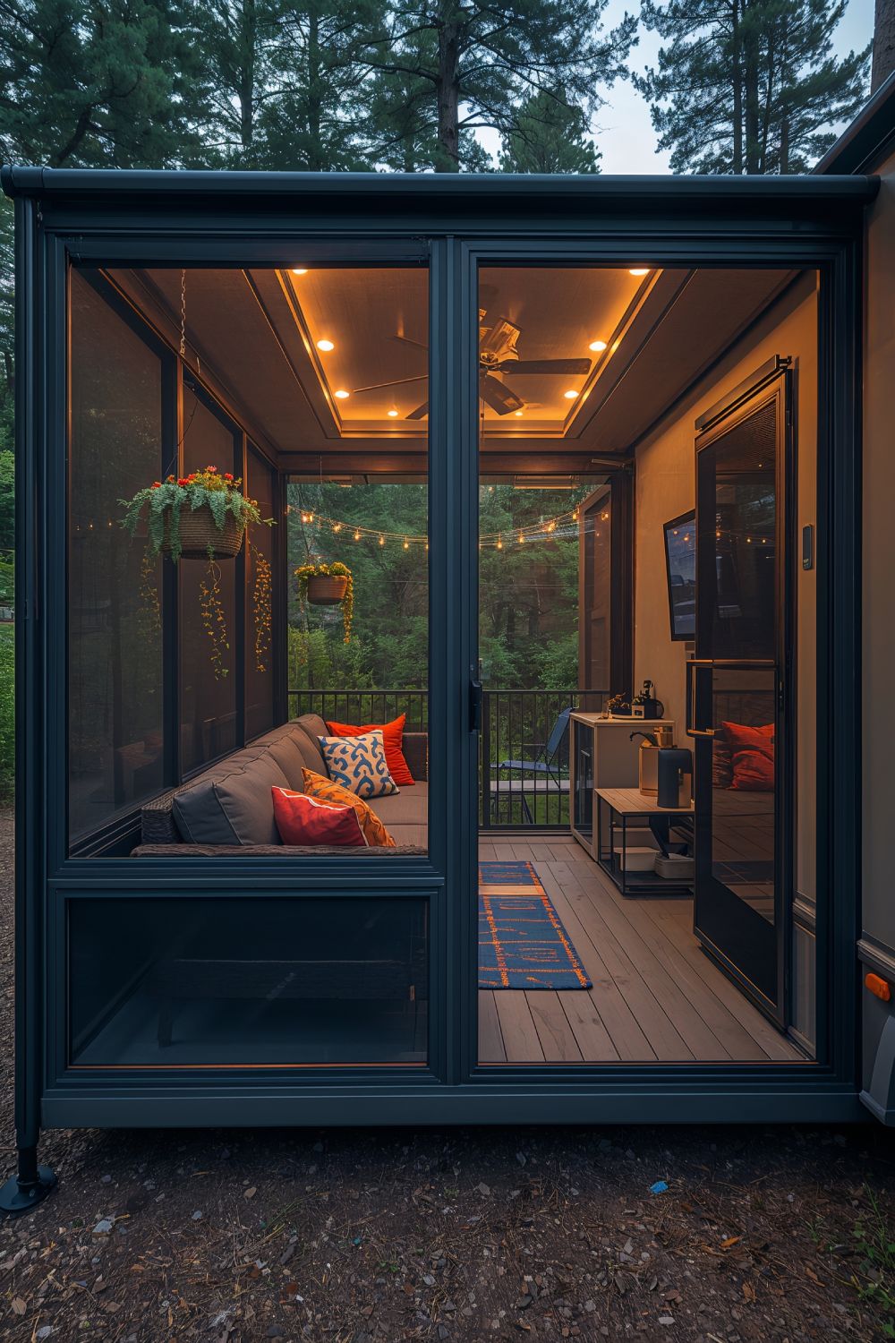 Screened RV Porch Addition Bug Free Outdoor Living