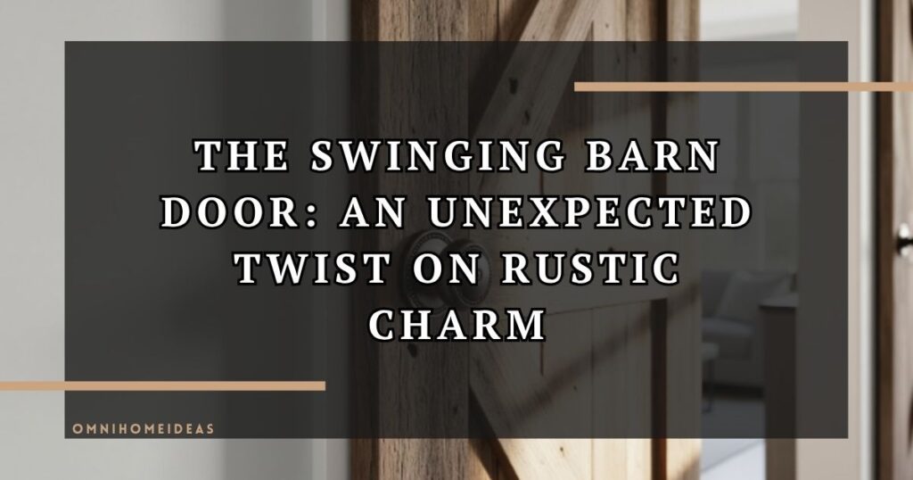 See Why Swinging Barn Doors Are Making A Stylish Comeback