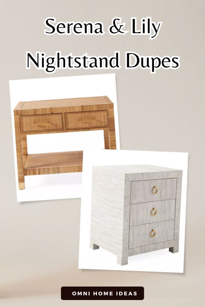 serena & lily nightstand dupes