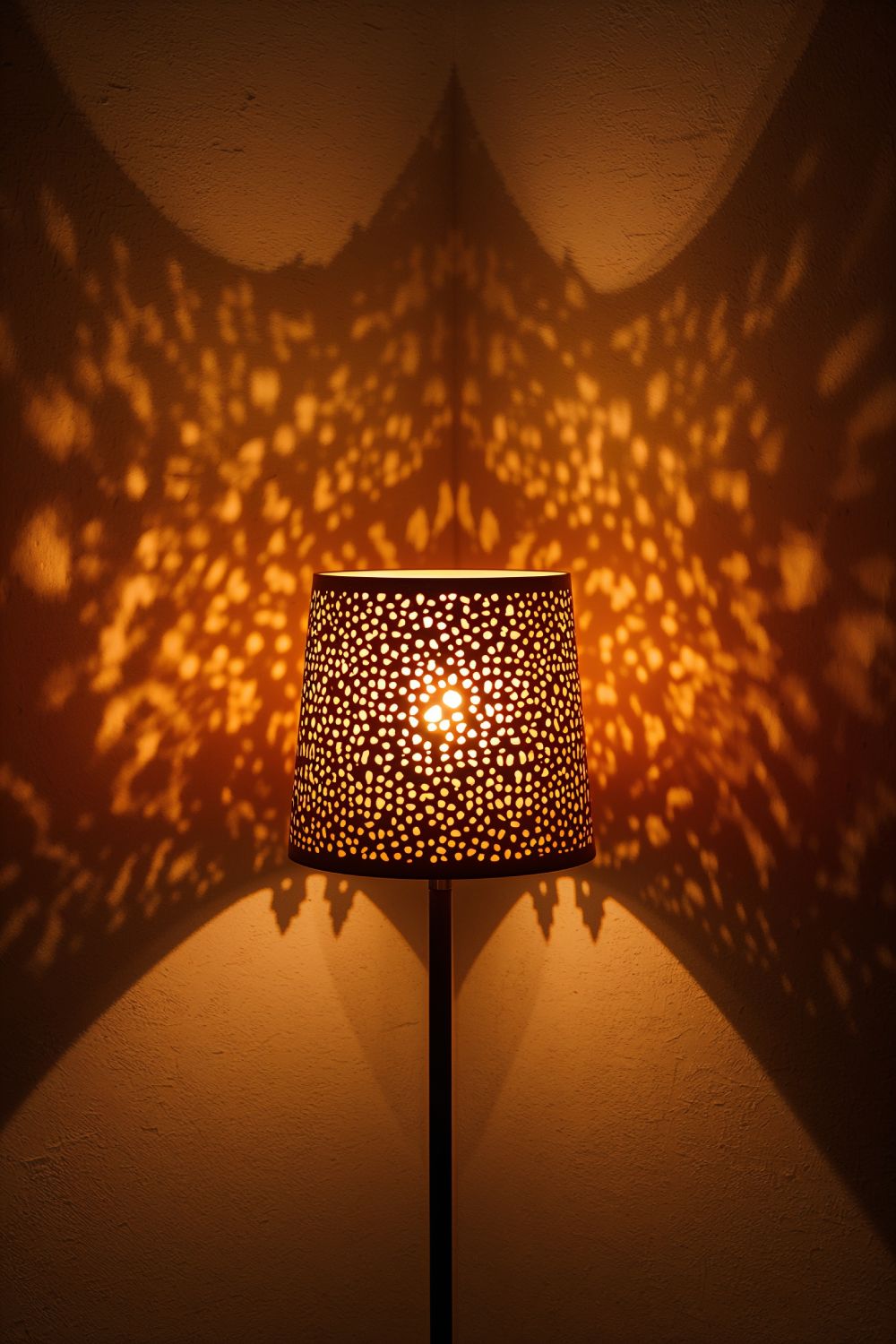 Shadow Patterns From A Laser Cut Lampshade