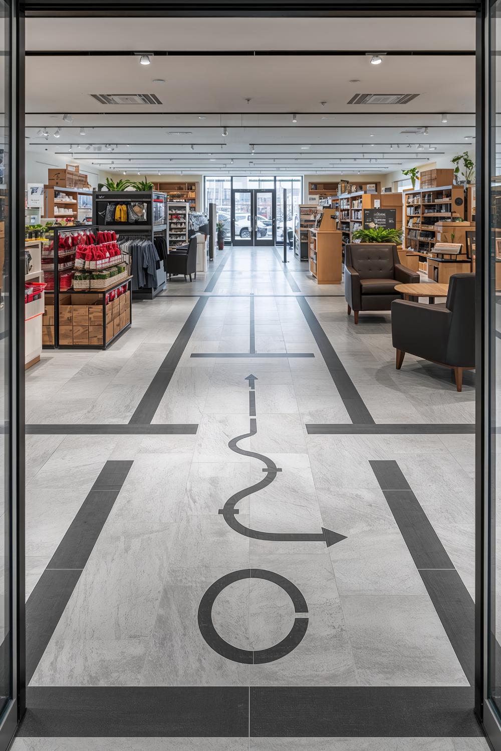 Shop Layout Customer Traffic Flow Design