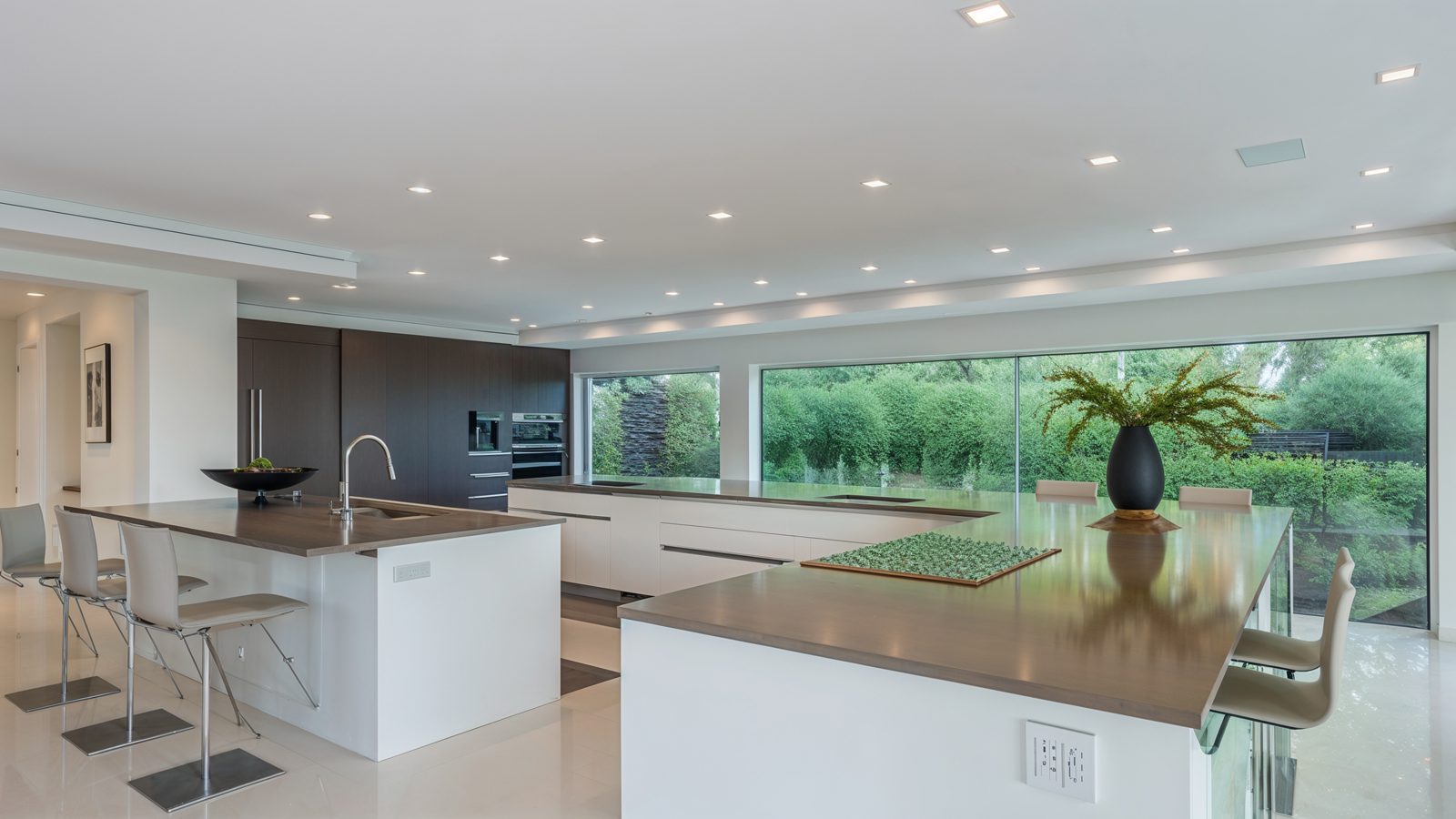 04 sleek modern kitchen with dual islands