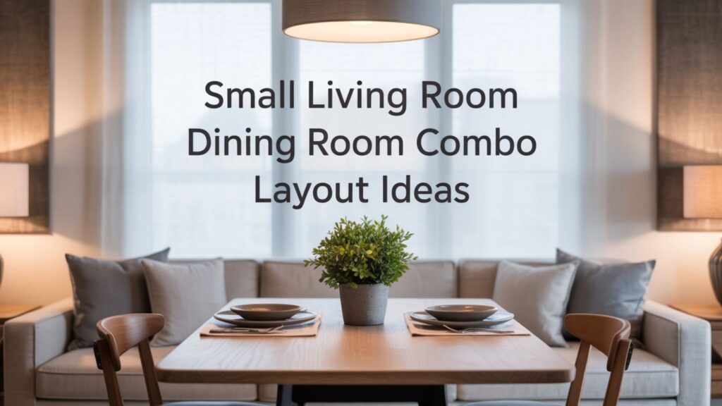 Small Living Room Dining Room Combo Layout Ideas