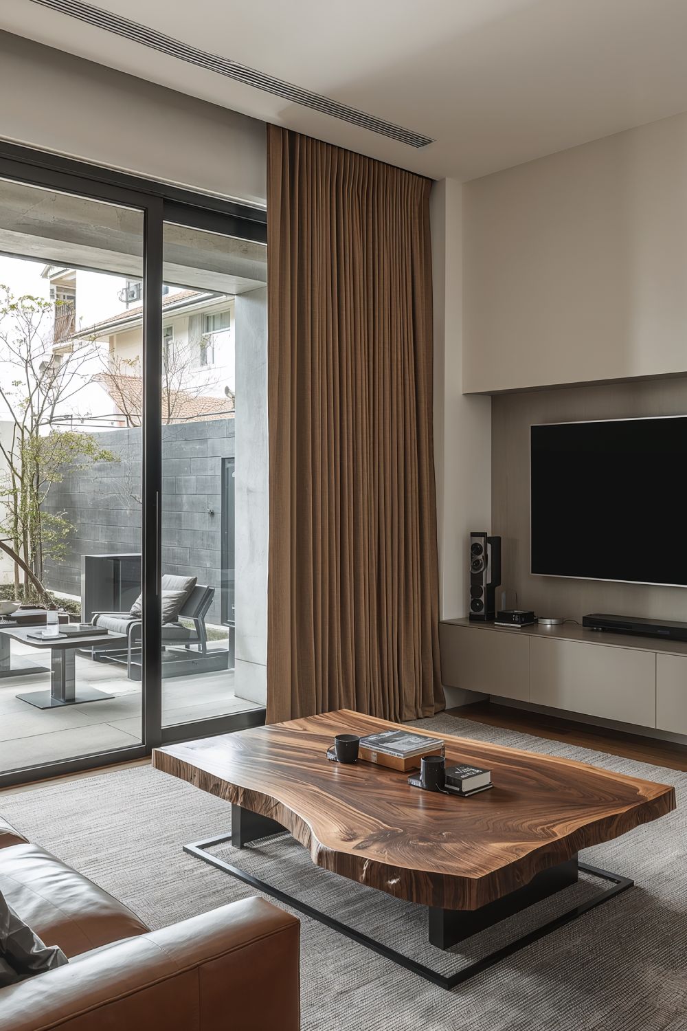 Smart Motorized Curtains For High Tech Sliding Doors