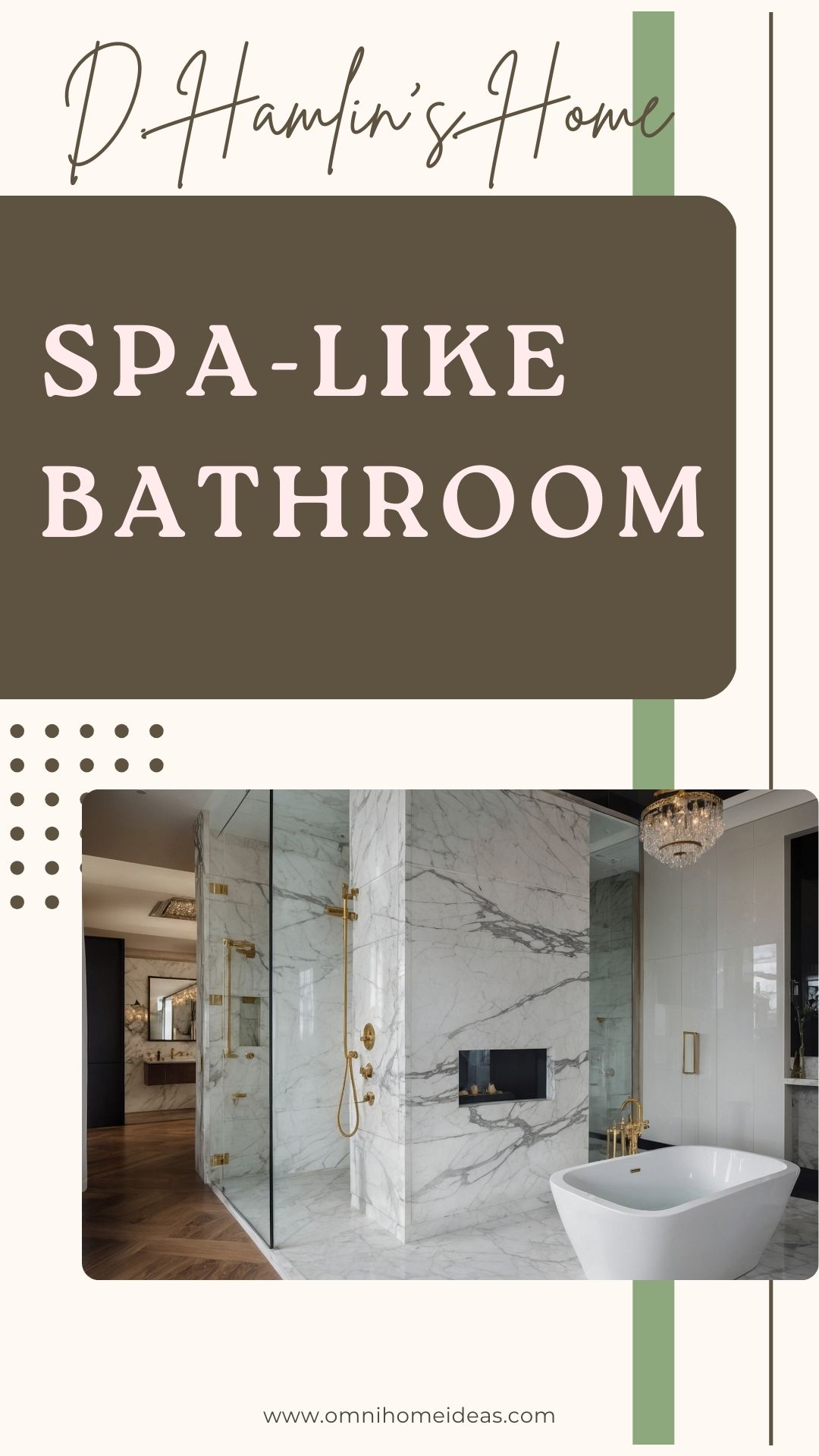 spa like bathroom in denny hamlin’s lakefront home