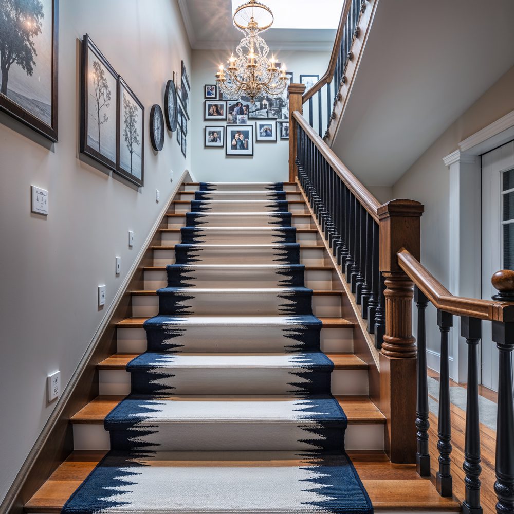 Dramatic staircase makeover - stunning after transformation