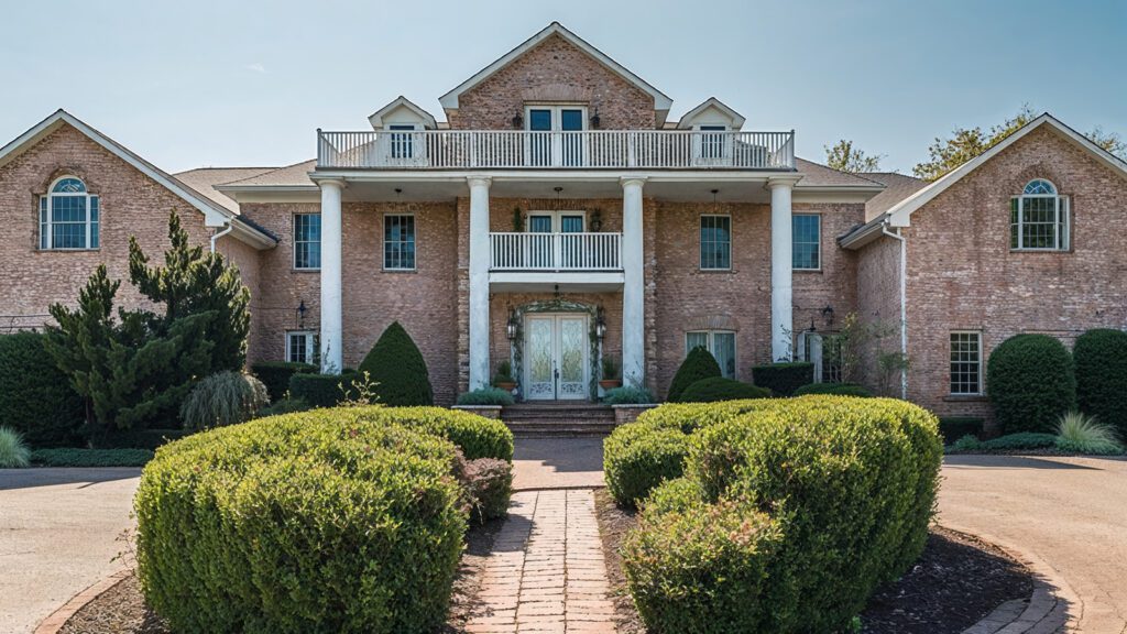 stately brick home in goodlettsville, tennessee