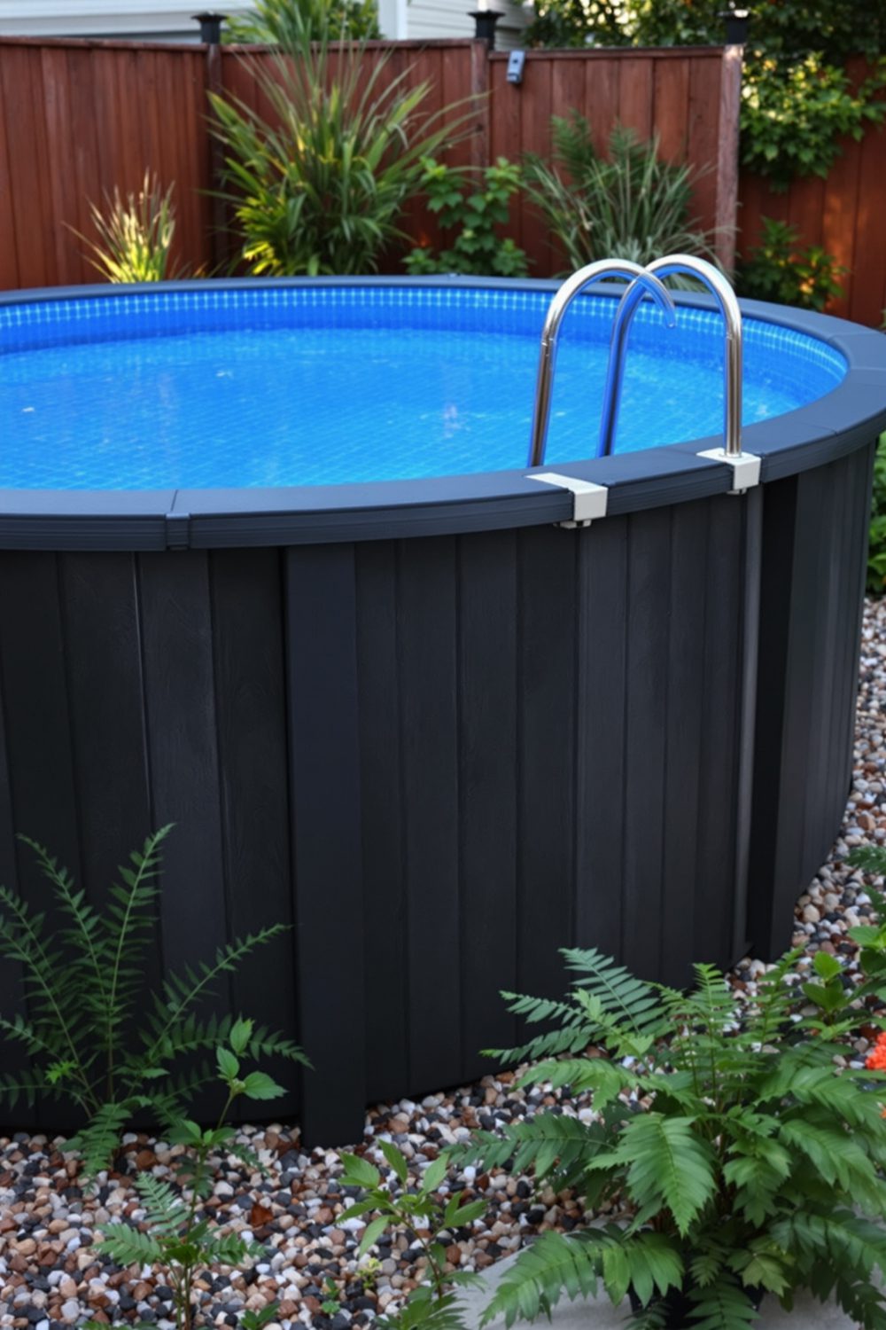 Stylish Above Ground Pool Small Backyard Design Ideas