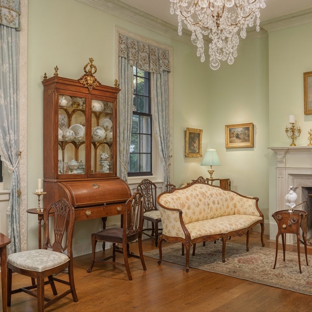 04 the green drawing room at winterthur