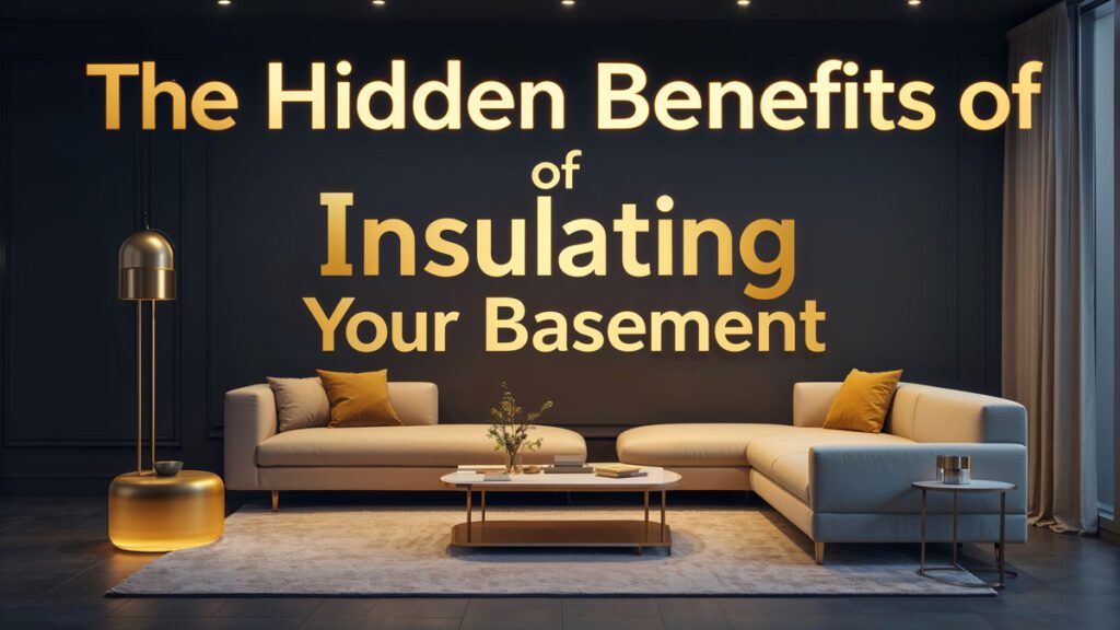 the hidden benefits of insulating your basement