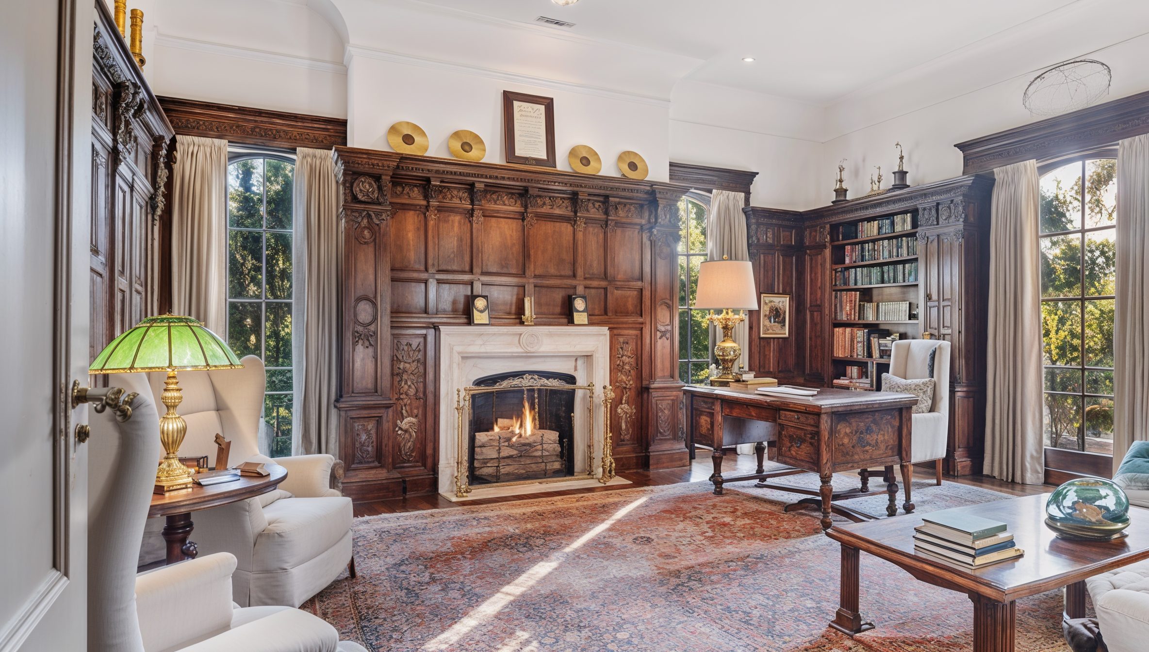 The Home Office – A Workspace Rich In Old World Character