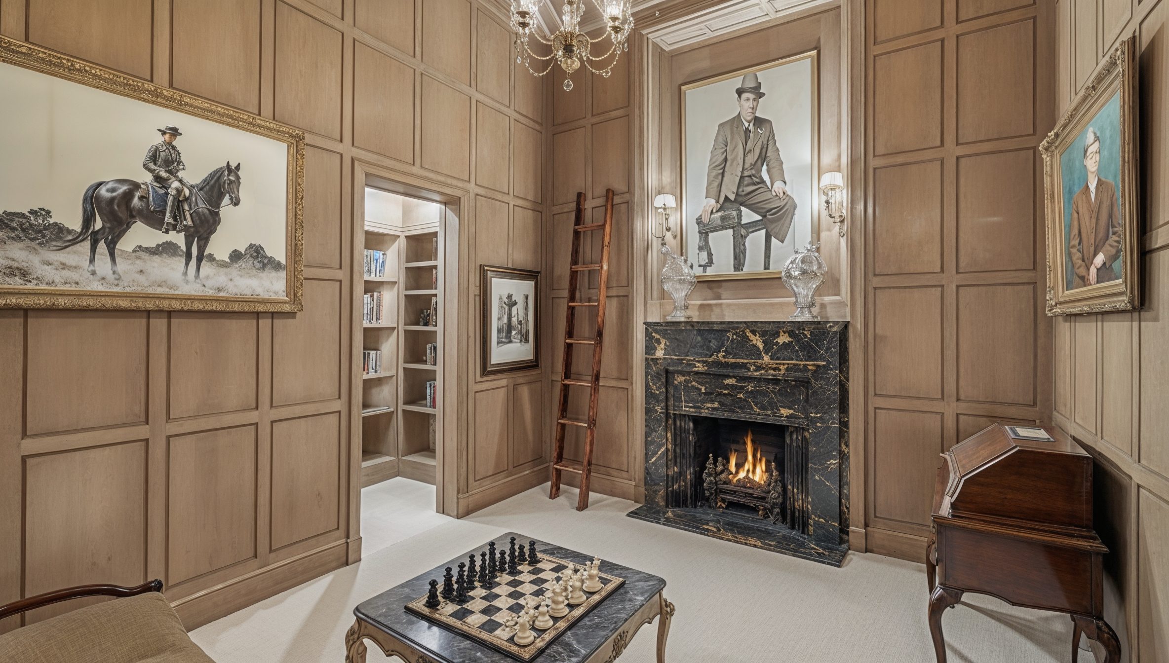 The Wood Paneled Library – A Private Retreat Of Intellectual Charm
