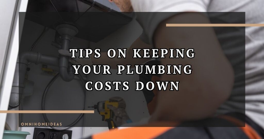 tips on keeping your plumbing costs down
