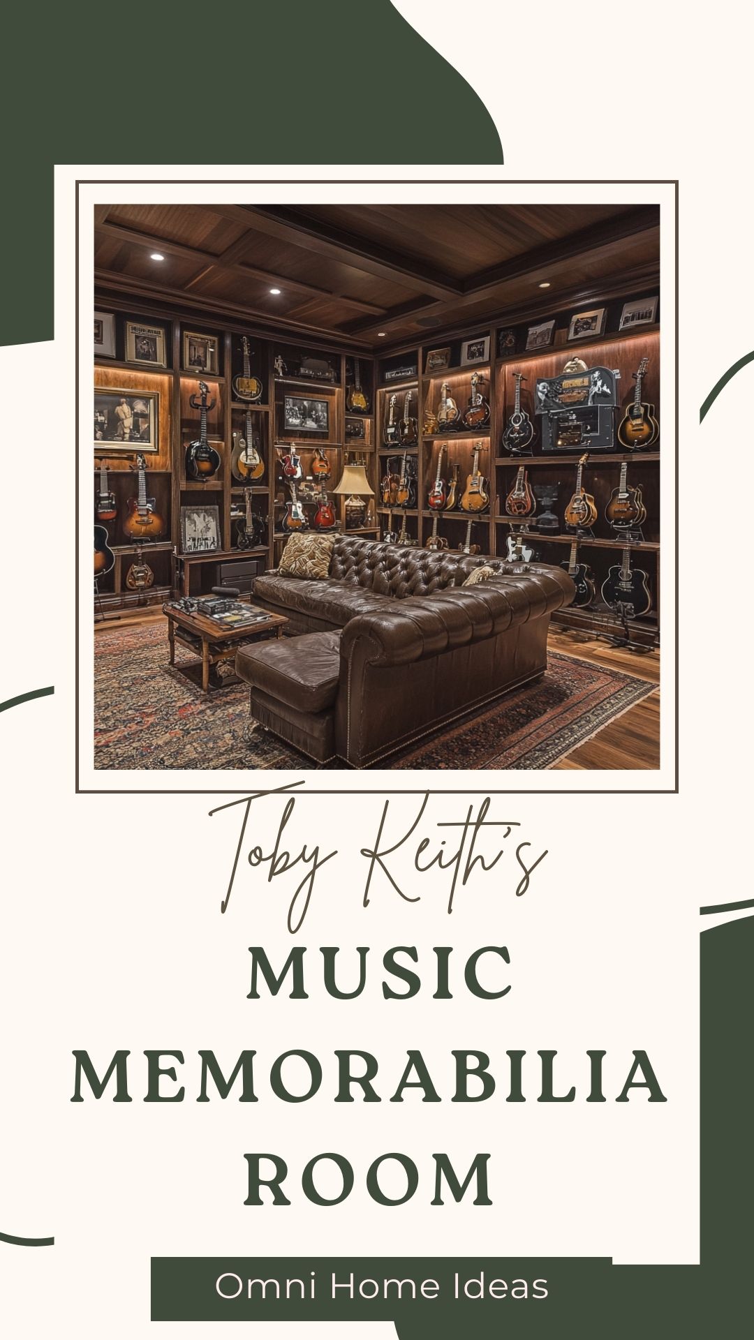 toby keith’s music memorabilia room celebrating country music