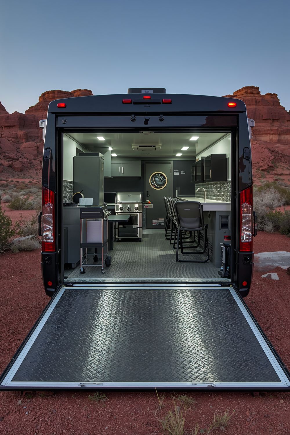 Toy Hauler Rear Deck Conversion Ultimate Outdoor Kitchen