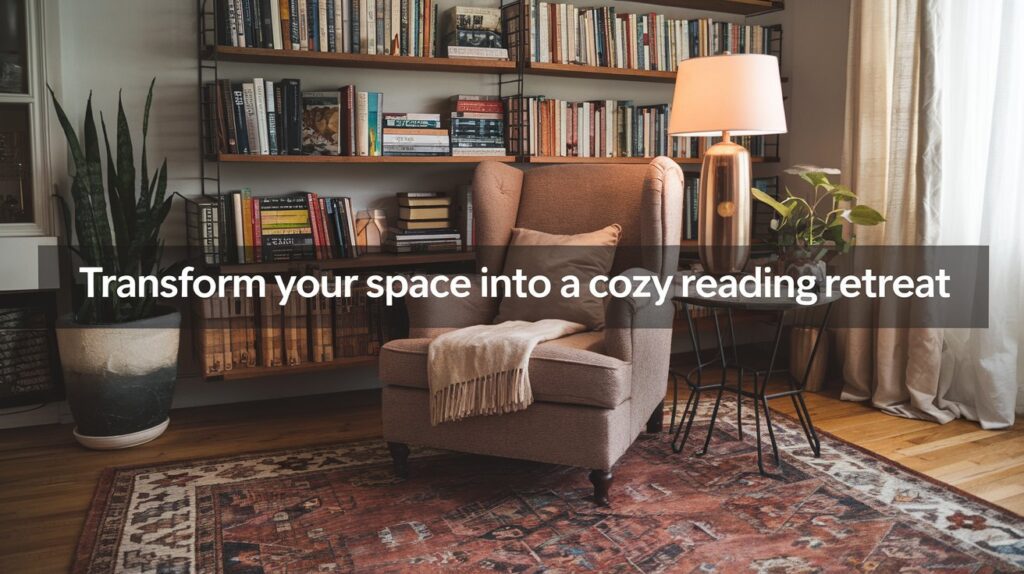 transform your space into a cozy reading retreat