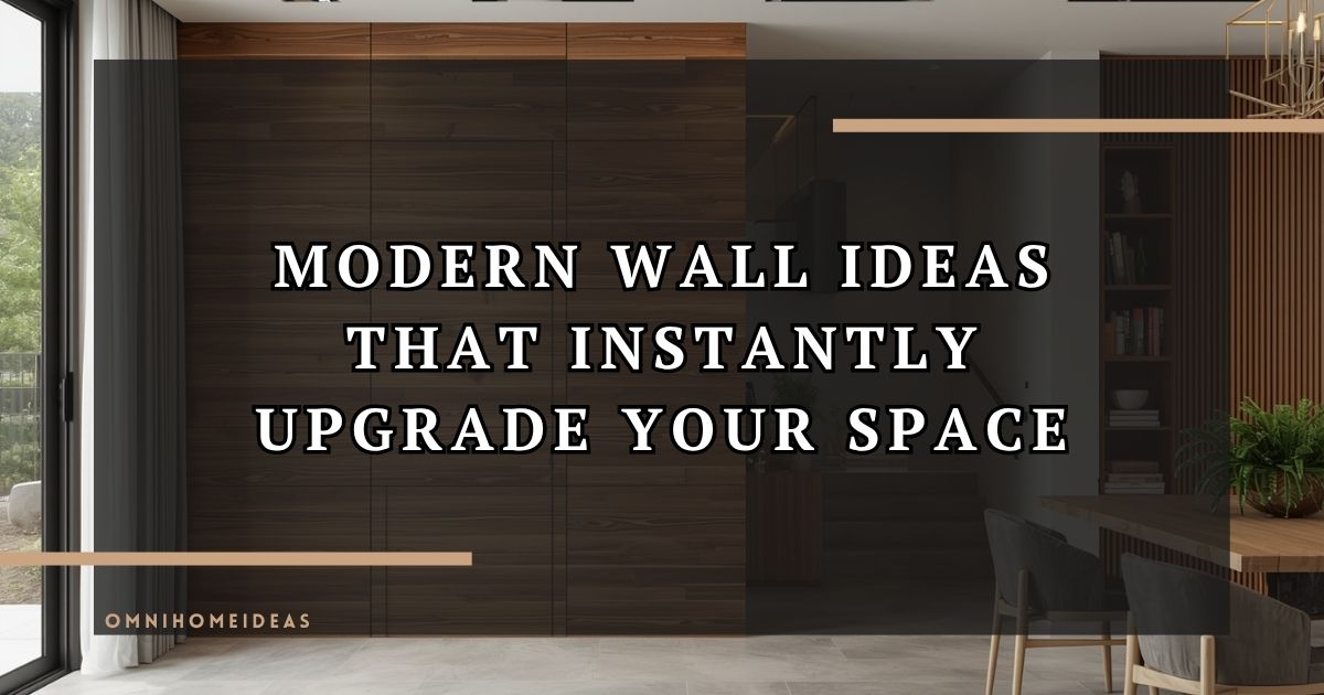 Transforming Your Home With Modern Wall Design (1)