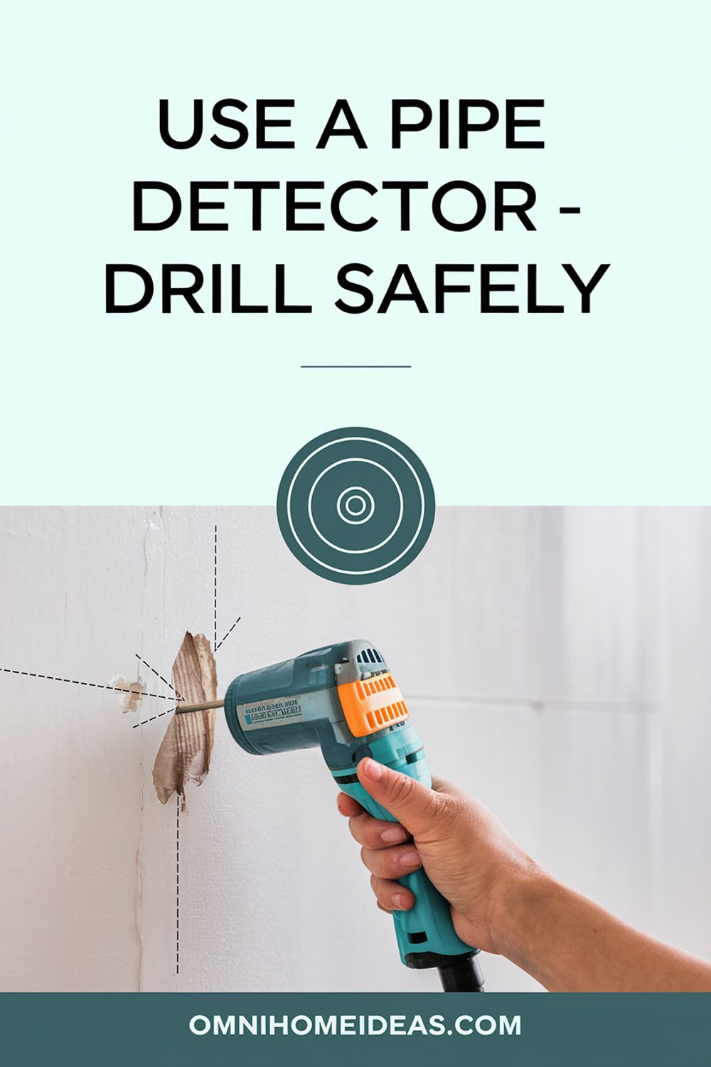 use a pipe detector drill safely