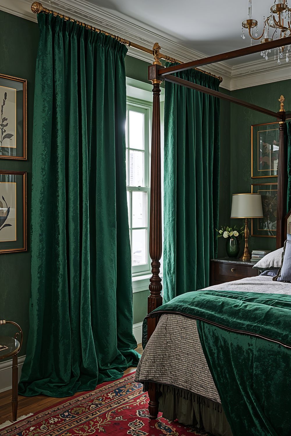 Velvet Jewel Tone Curtains For Luxe Bohemian Interiors