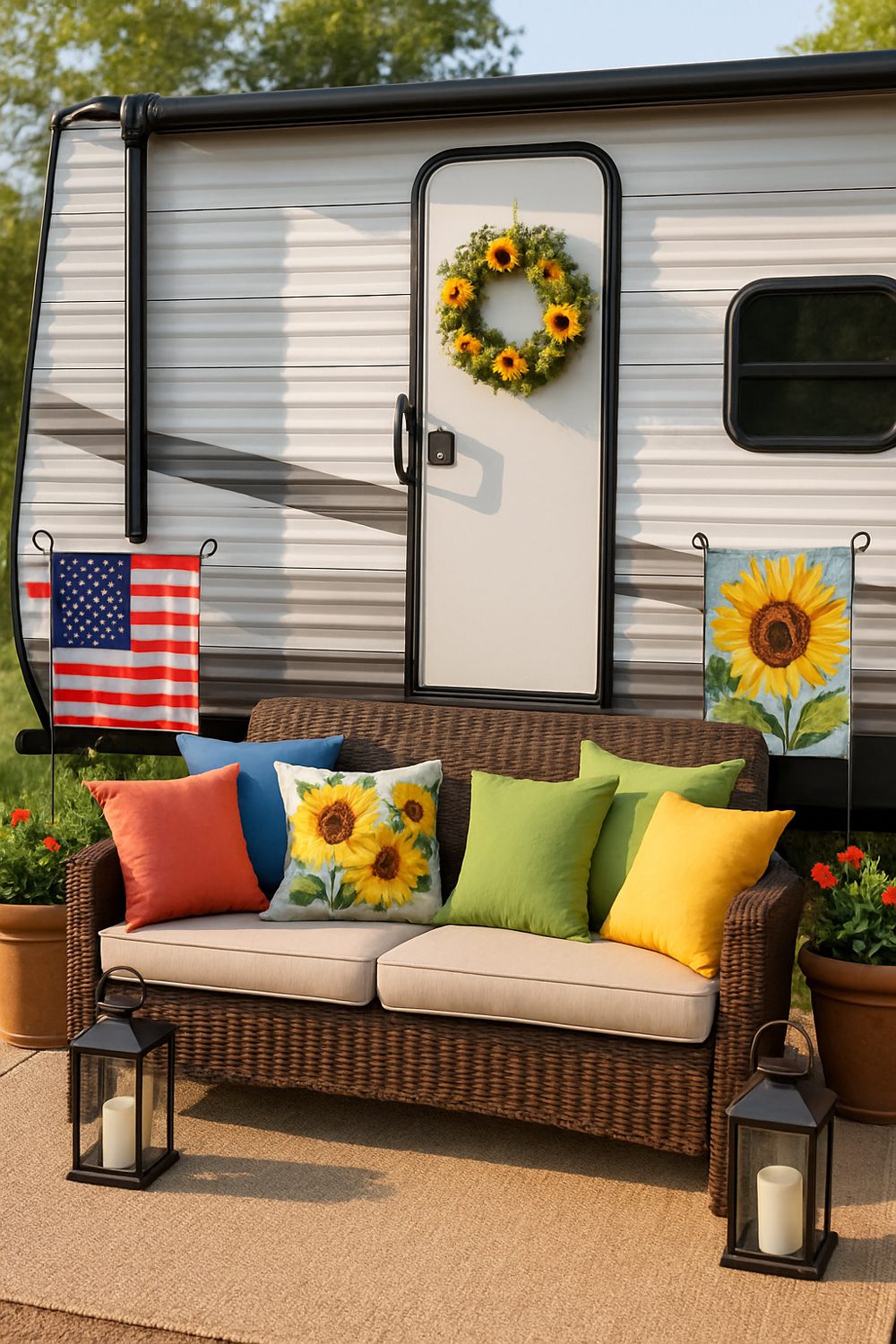 Weather Resistant RV Patio Decor Ideas
