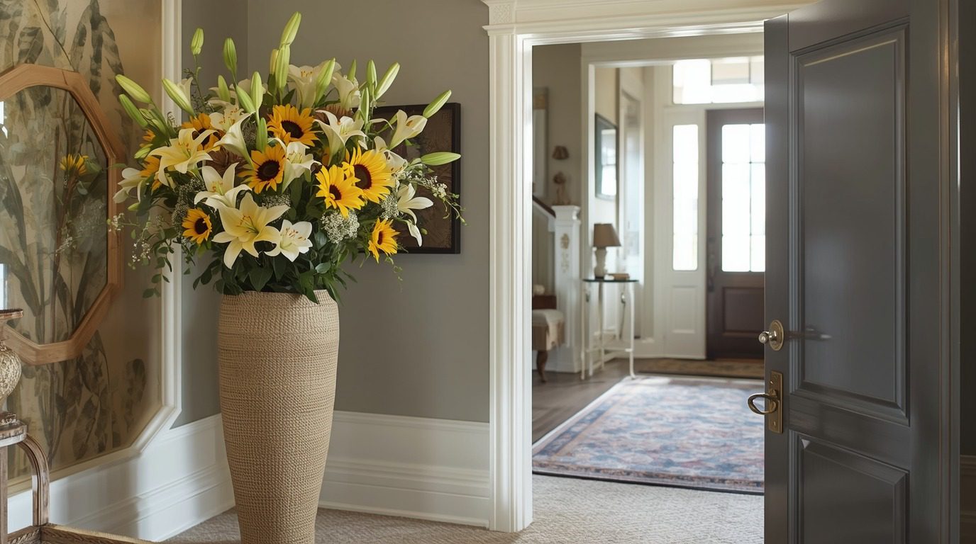Welcome Guests With An Entryway Arrangement