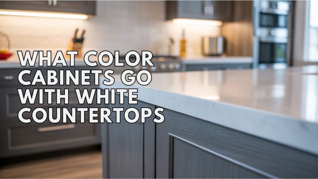 What Color Cabinets Go With White Countertops