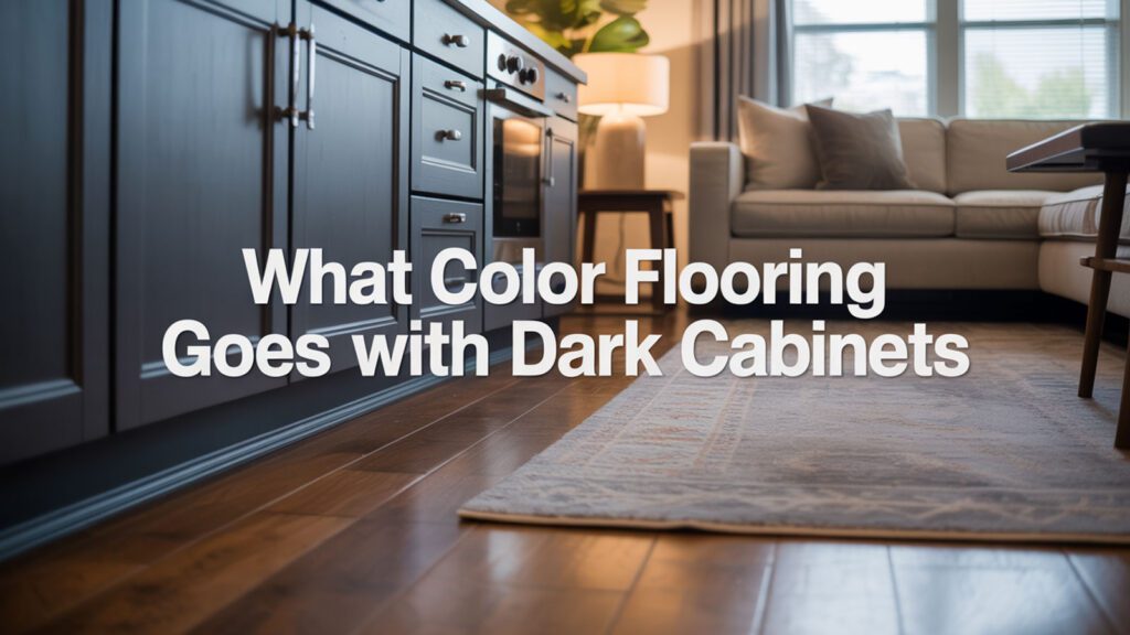 What Color Flooring Goes With Dark Cabinets