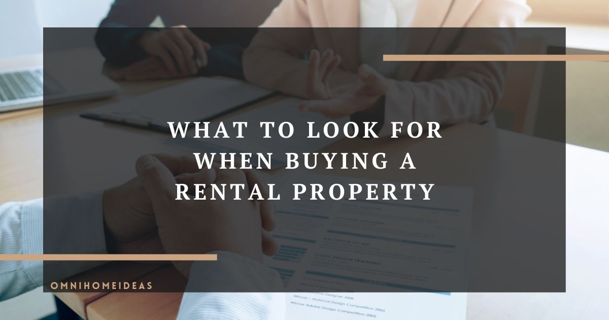 what to look for when buying a rental property