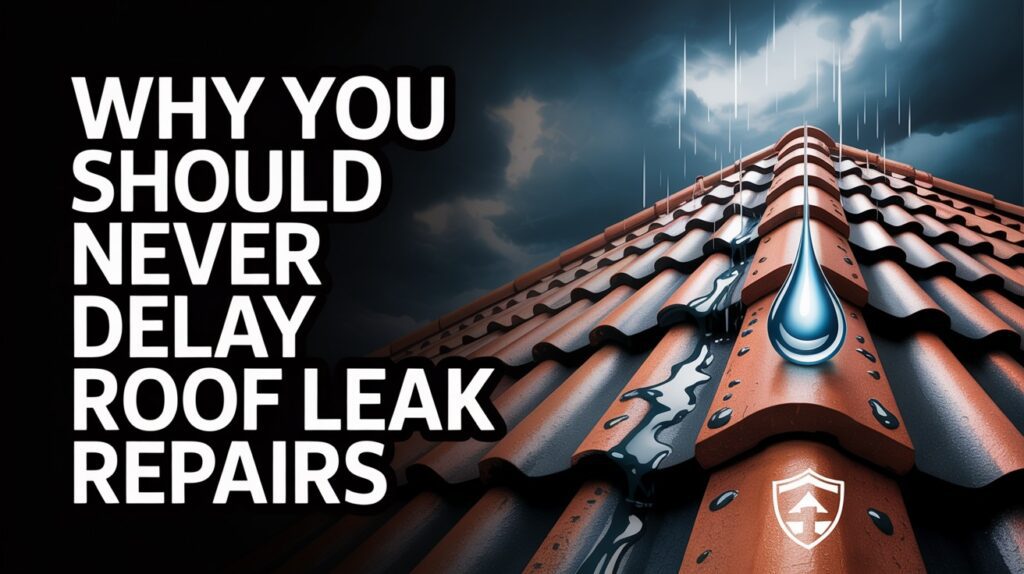 Why You Should Never Delay Roof Leak Repairs