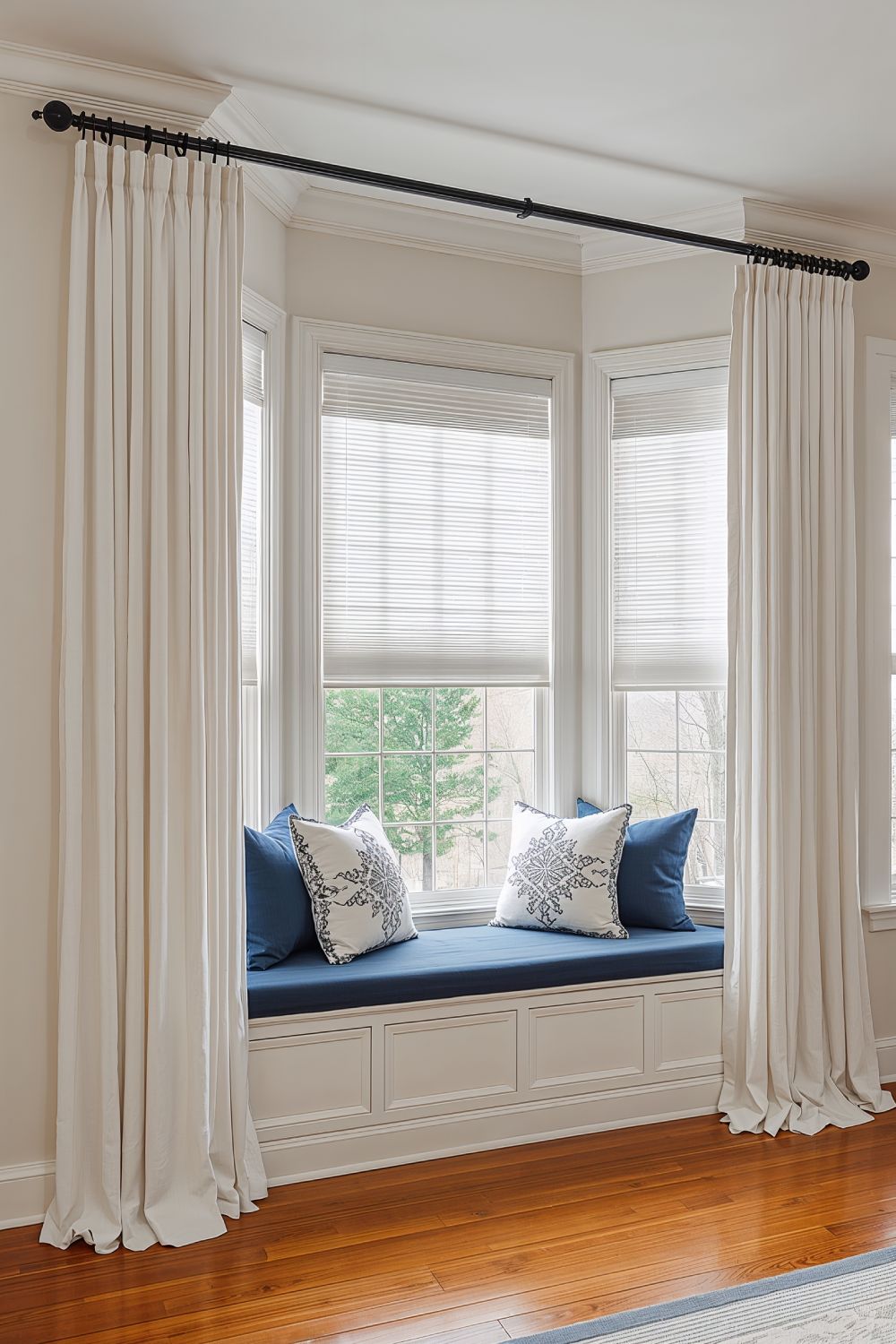 Window Treatment Ideas For Raised Ranch Bay Windows