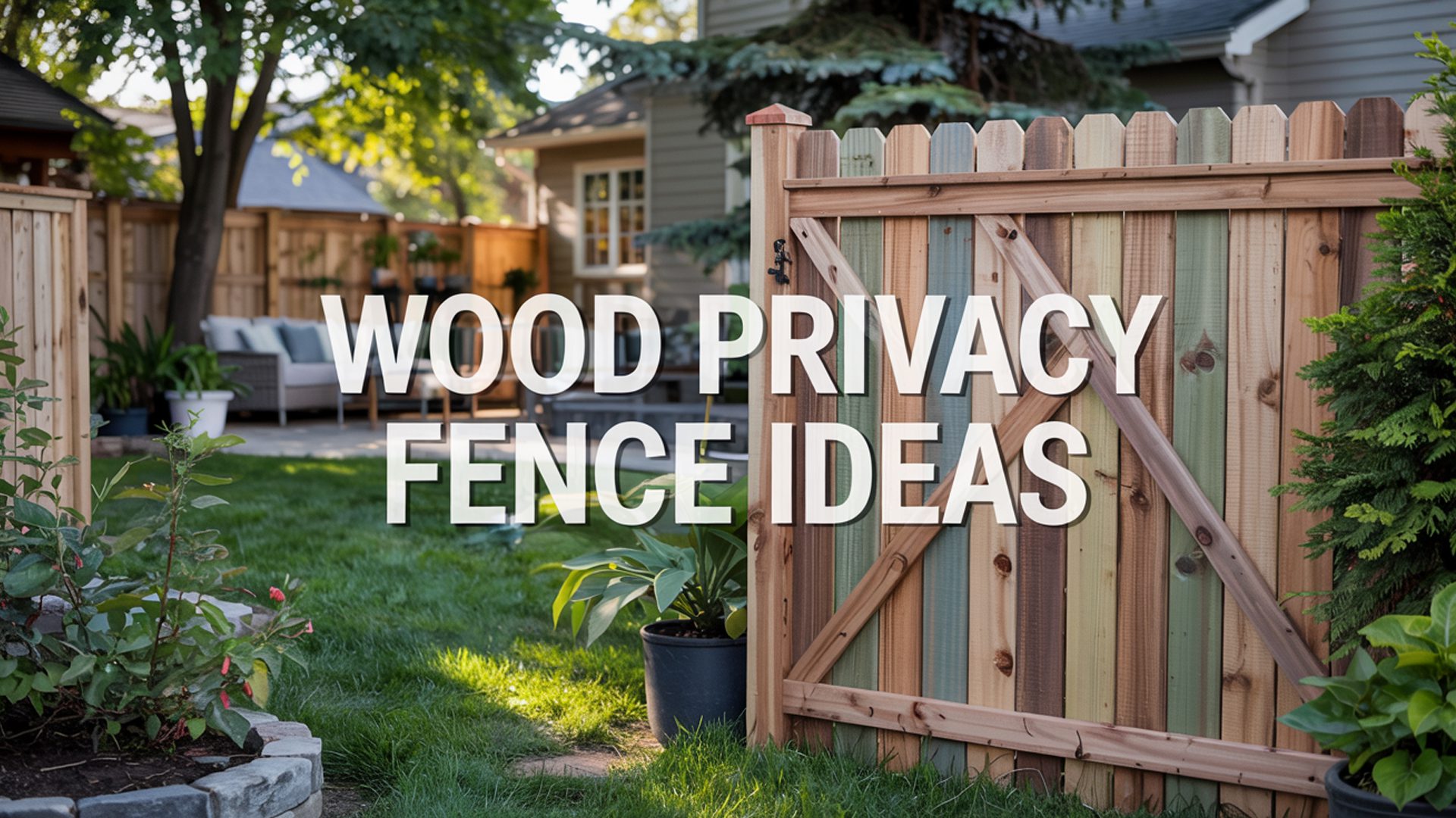 Wood Privacy Fence Ideas 2