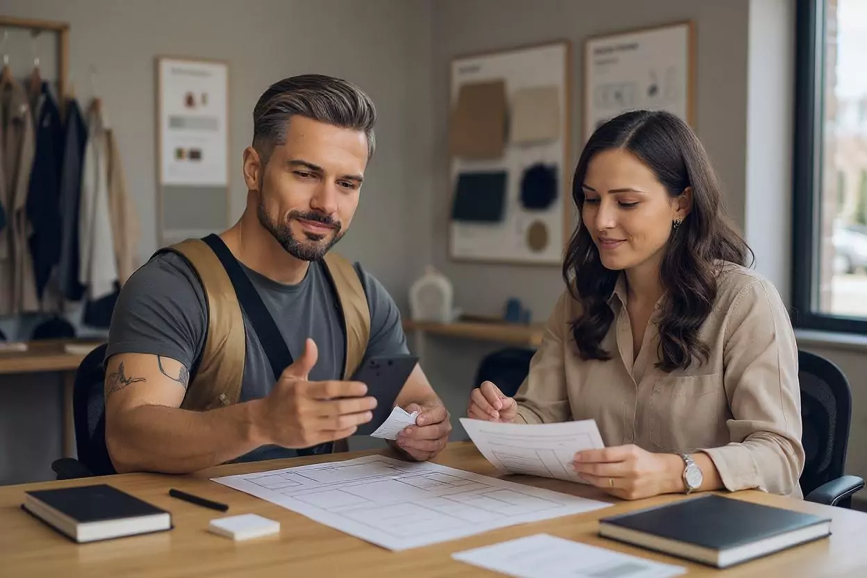 Brad writing design articles and guides